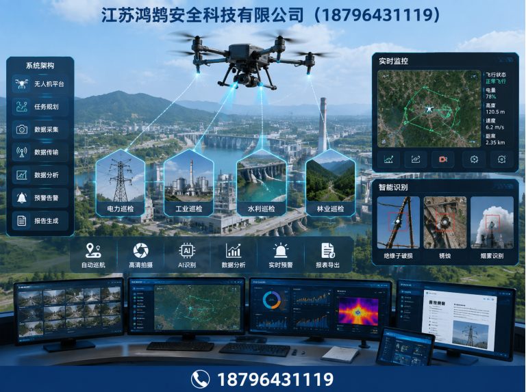 菏泽无人机巡检系统展示图